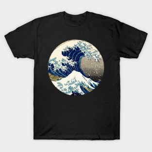 Legendary Great Wave off KANAGAWA abstract style retouched artwork T-Shirt